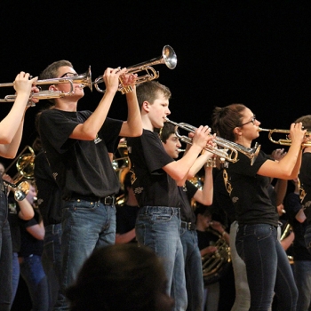 photo of trumpet players